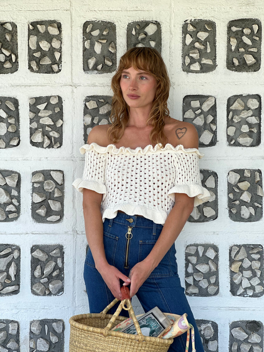 Sweet Jane Ruffle Top – stoned immaculate