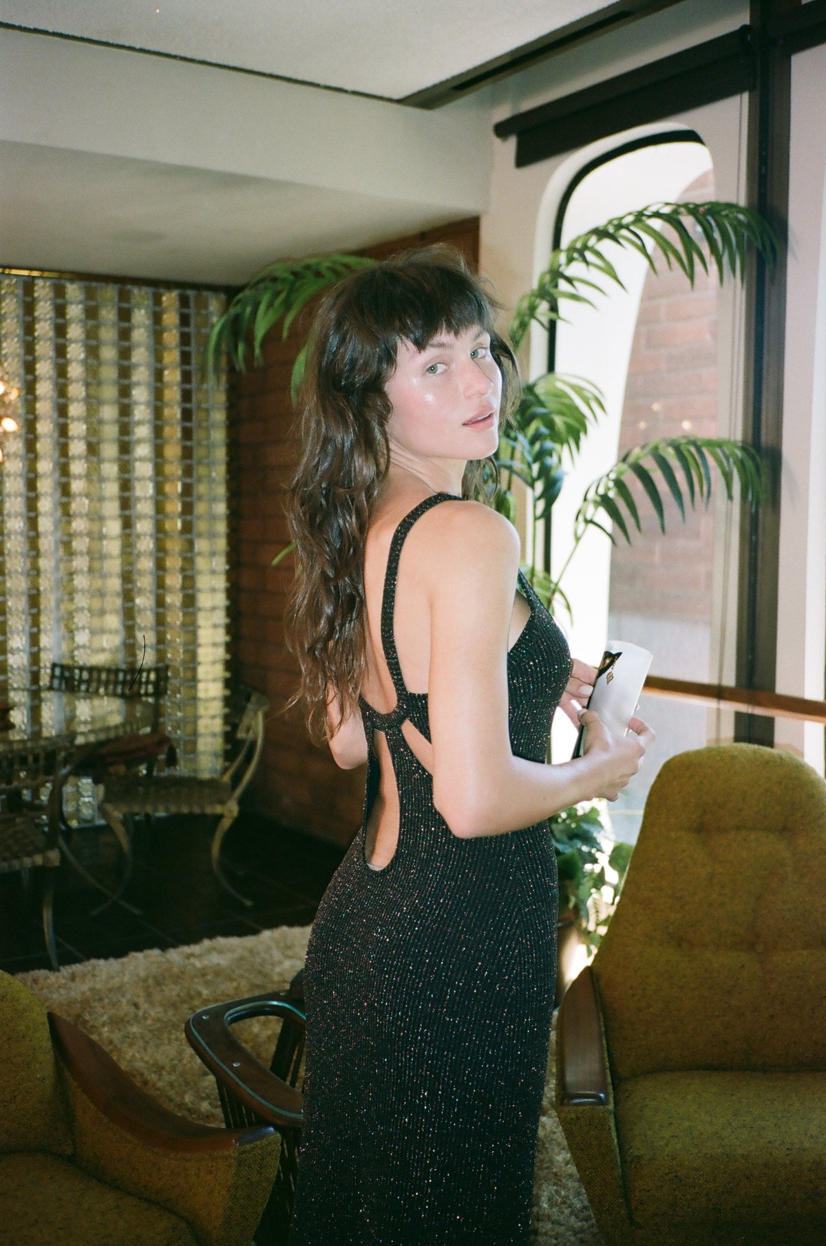 Velvet Underground Dress in Night Rainbow