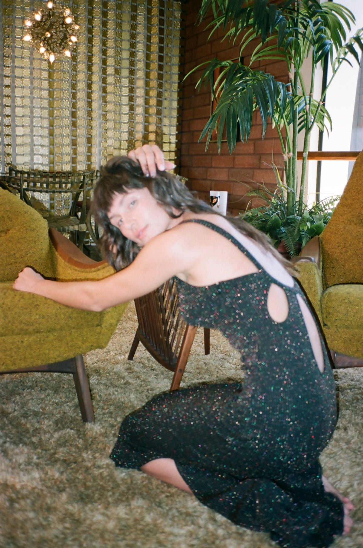 Velvet Underground Dress in Night Rainbow