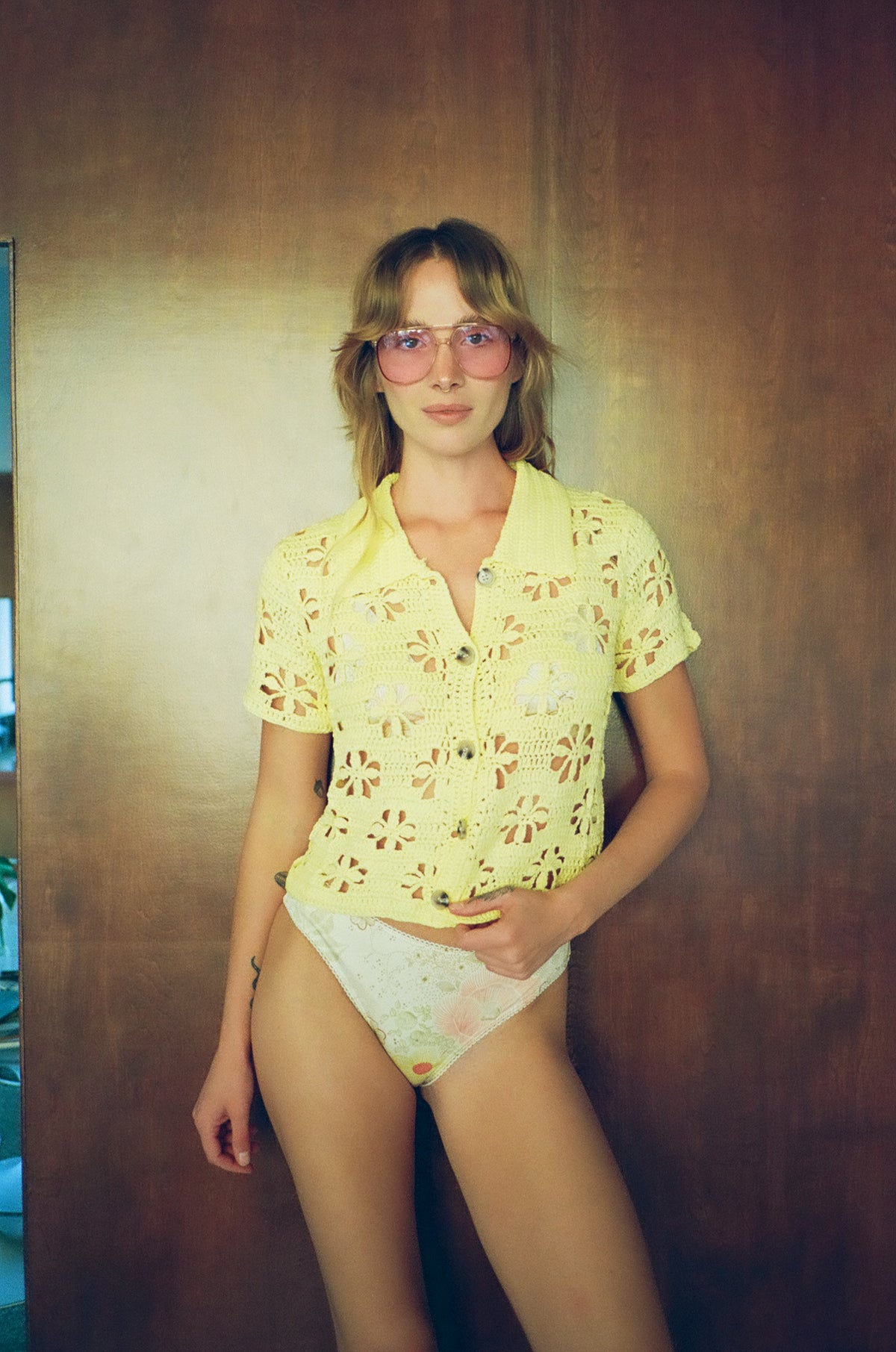 buell silk panty in blossom