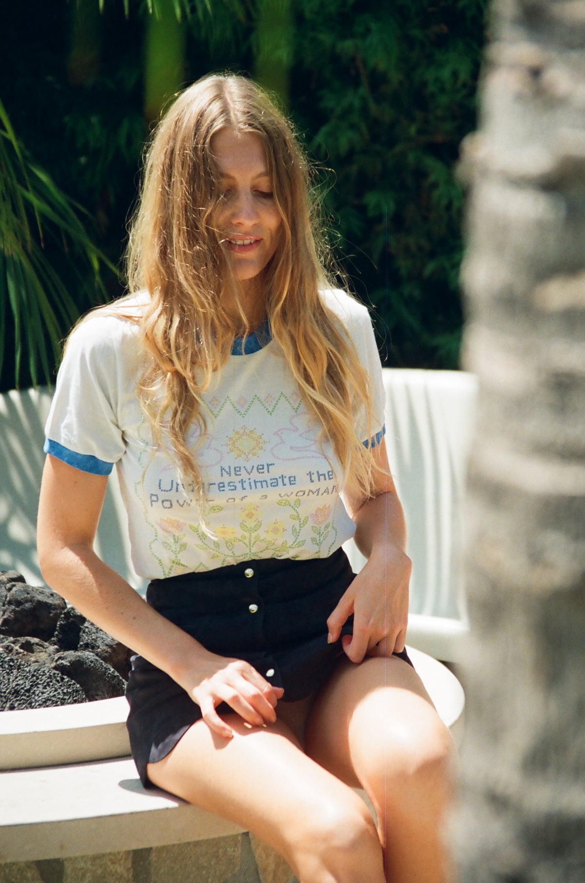 feminist ringer tee