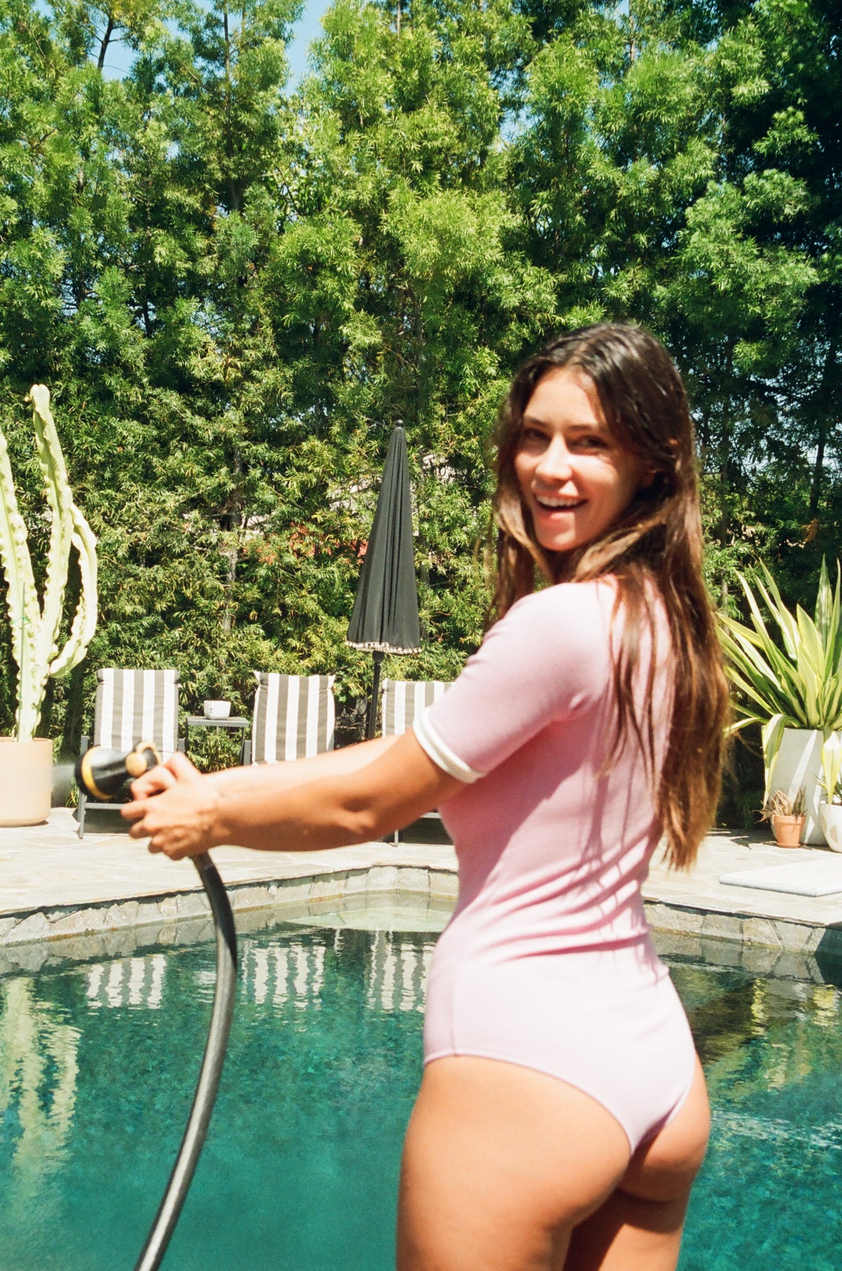 Farrah bodysuit in pink