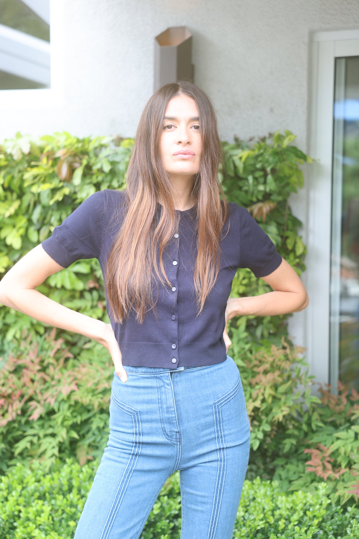 Vivienne Cardigan in navy FINAL SALE