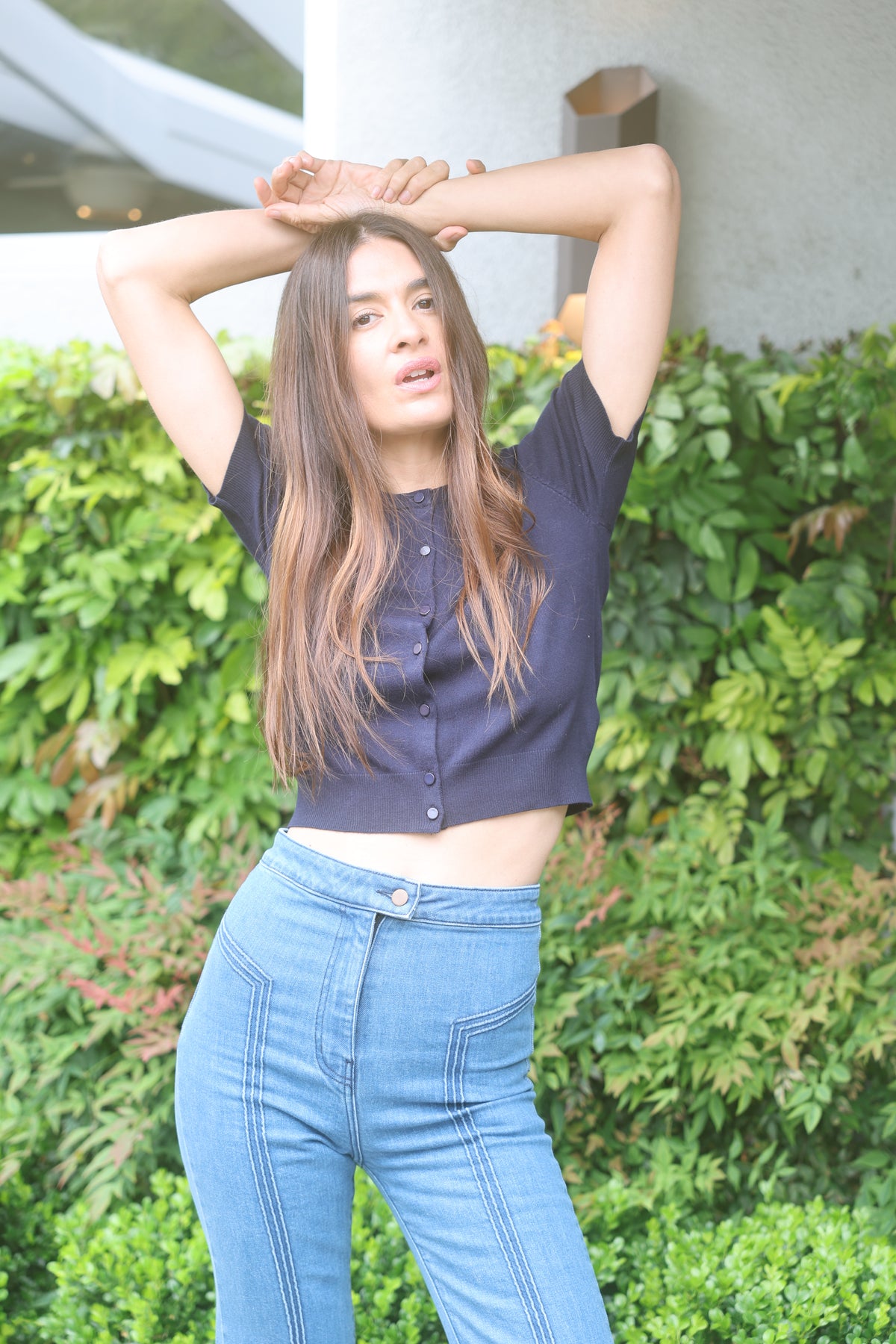 Vivienne Cardigan in navy FINAL SALE