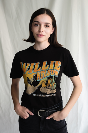 
                  
                    Willie Nelson "LIKE A BAND O' GYPSIES" Tee
                  
                