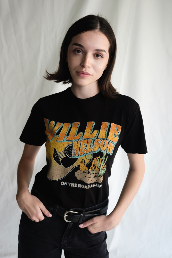 
                  
                    Willie Nelson "LIKE A BAND O' GYPSIES" Tee
                  
                