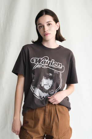 
                  
                    Waylon Jennings Portrait Tee
                  
                