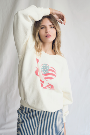
                  
                    I Love USA Crewneck
                  
                