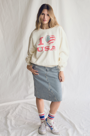 
                  
                    I Love USA Crewneck
                  
                