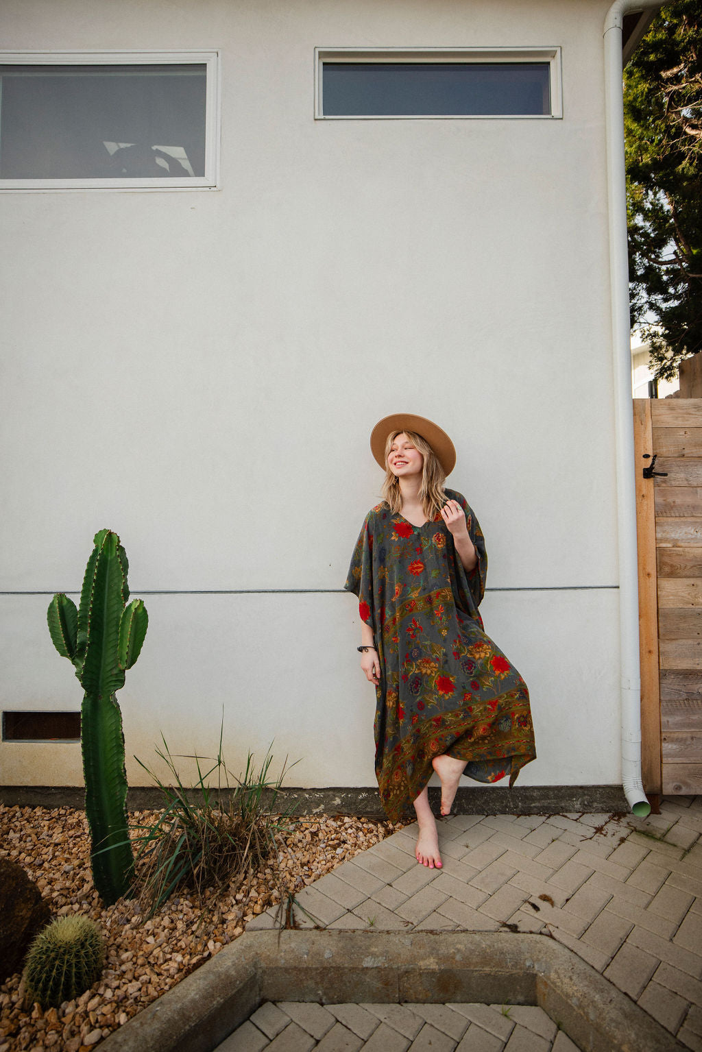 Long Caftan - Saffron