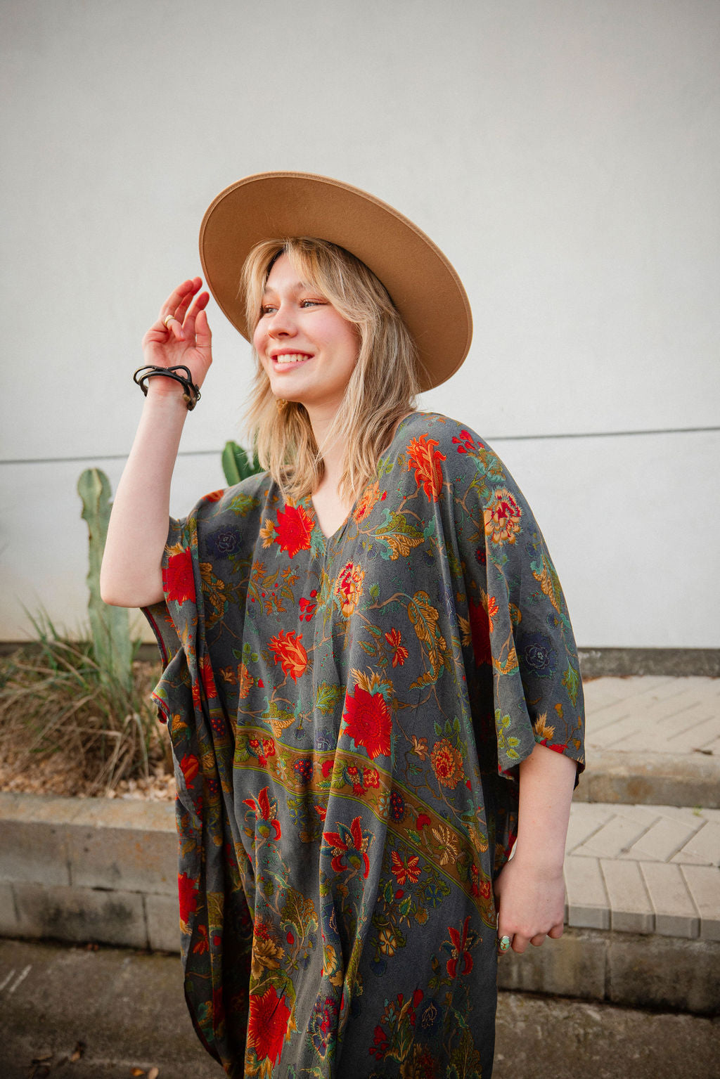 Long Caftan - Saffron