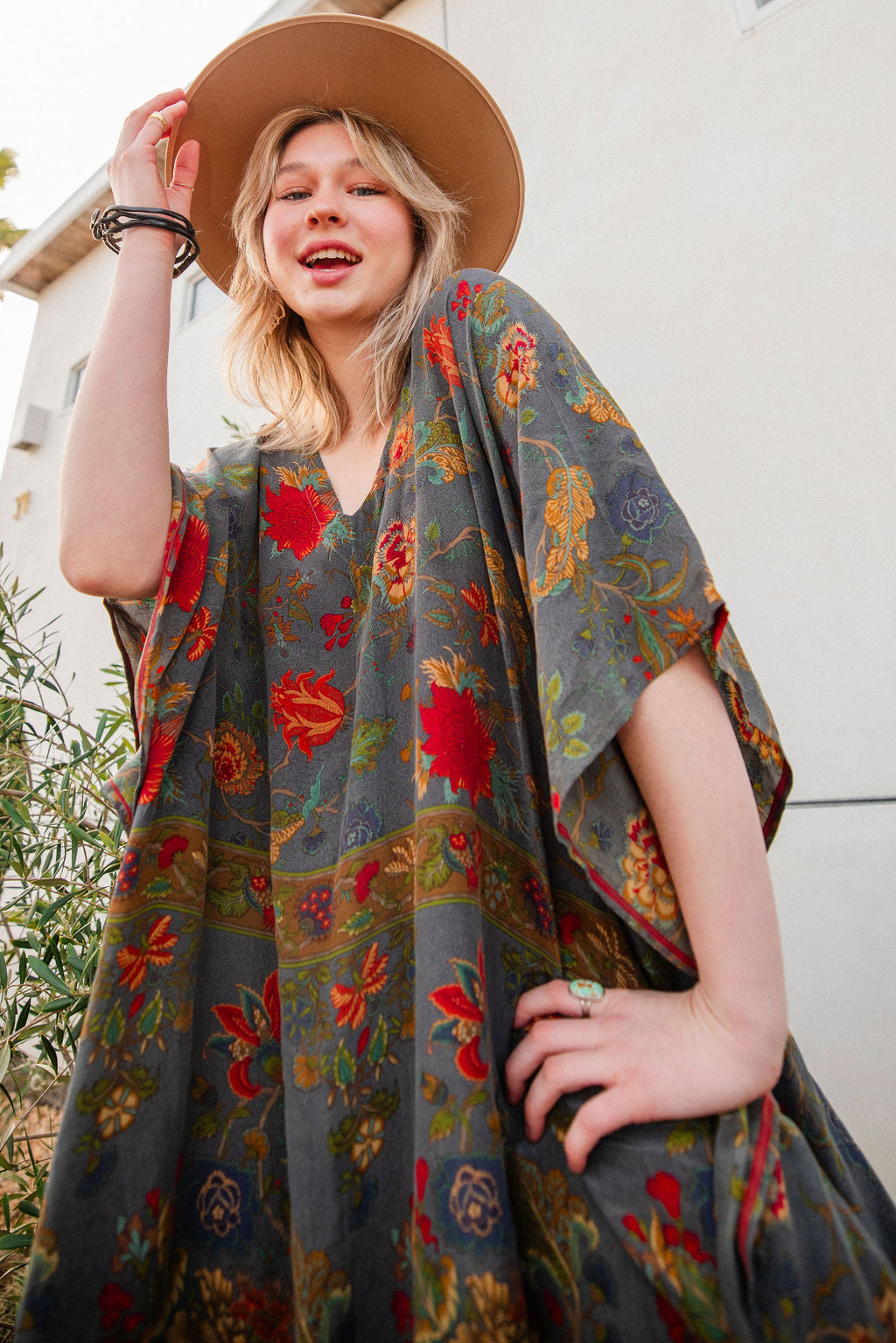 Long Caftan - Saffron