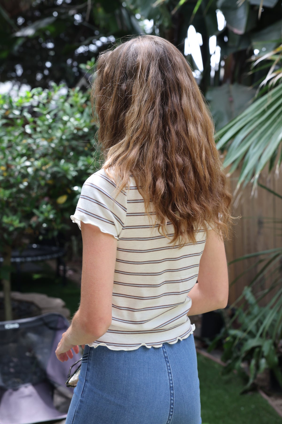 Venice tee in white FINAL SALE