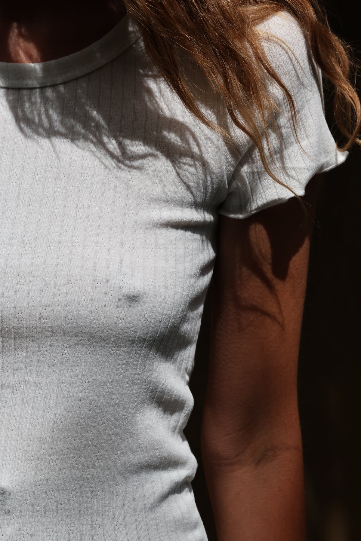 Celine tee in white