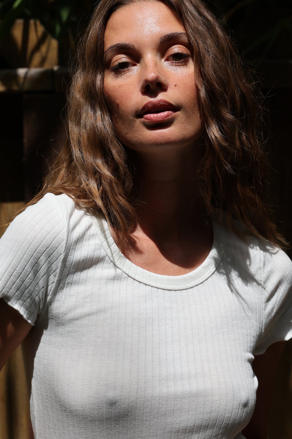 Celine tee in white