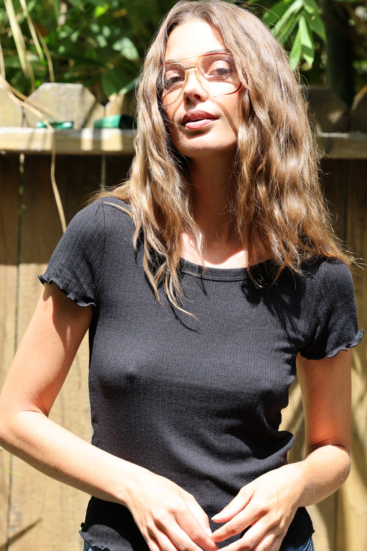 Celine tee in black FINAL SALE