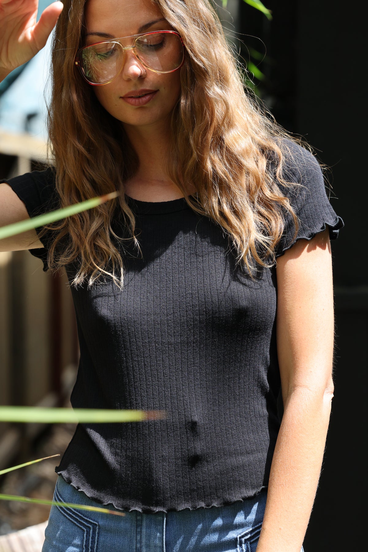 Celine tee in black FINAL SALE