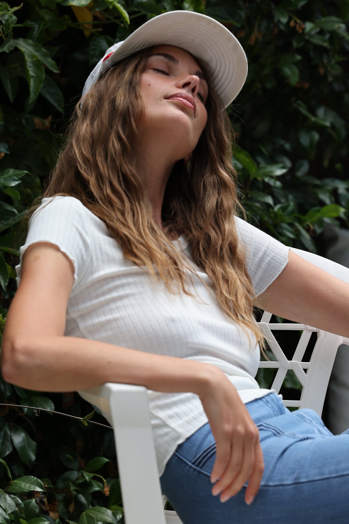 Celine tee in white