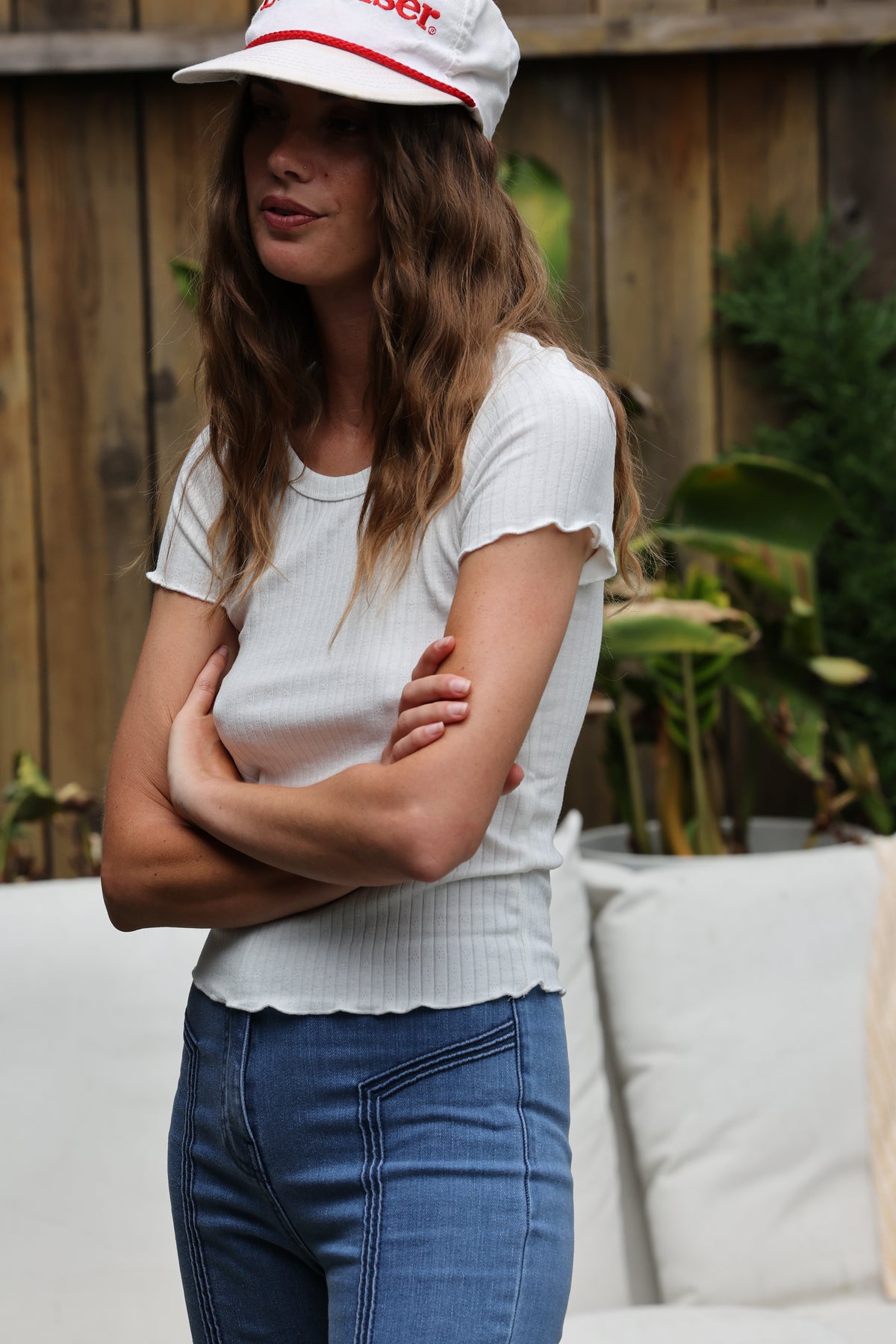 Celine tee in white