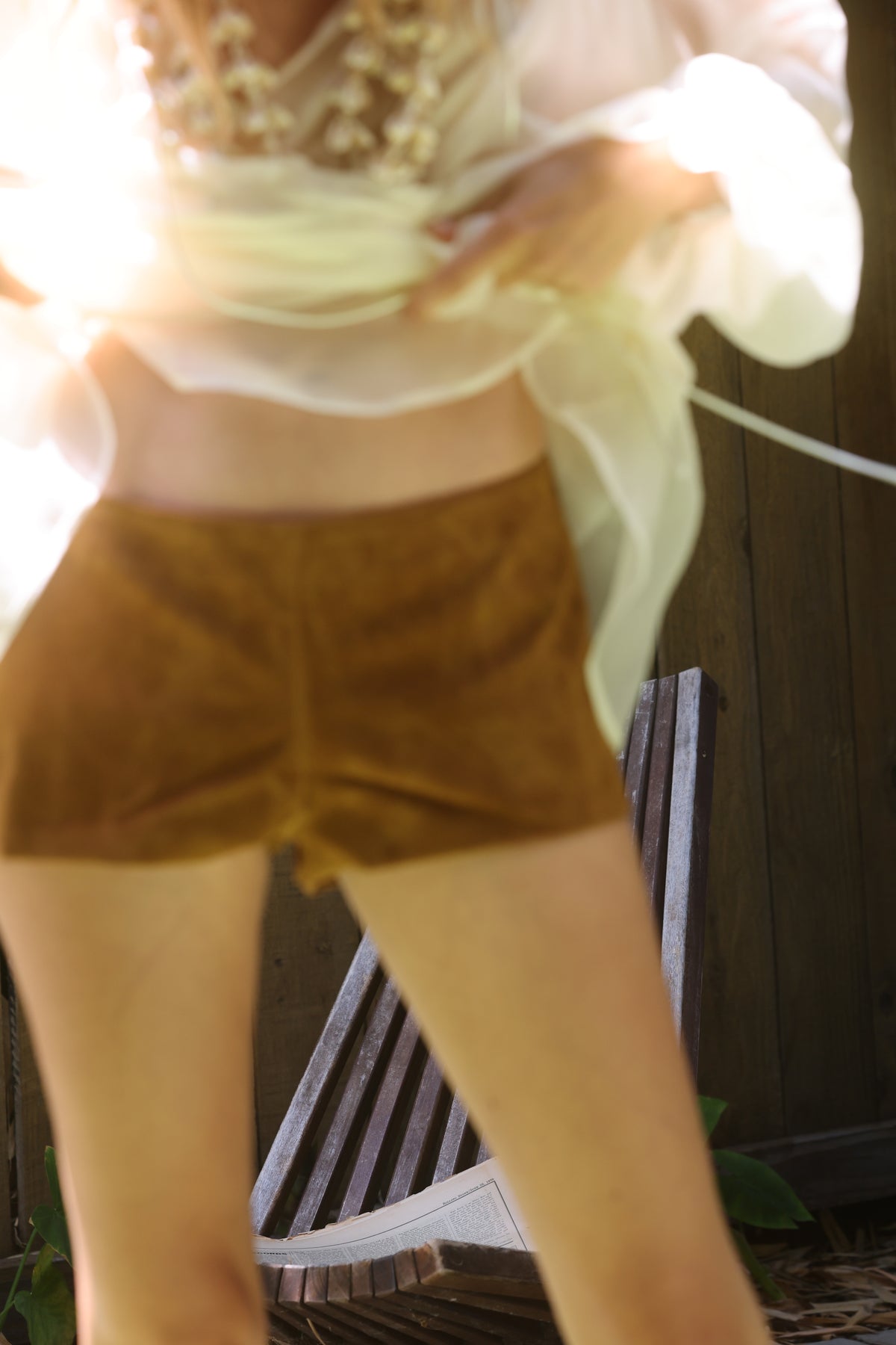Canyon hot short in peanut FINAL SALE