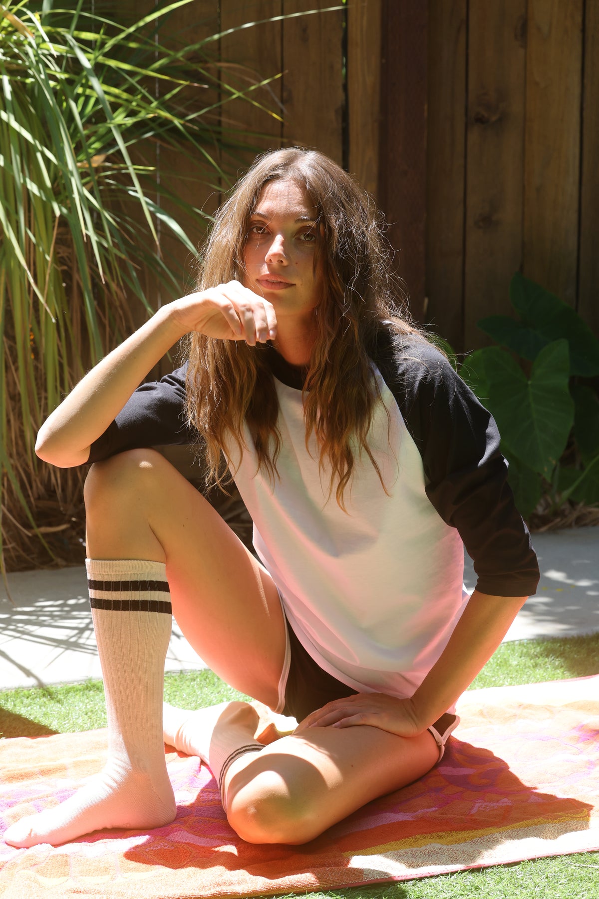 Stoned Raglan in black