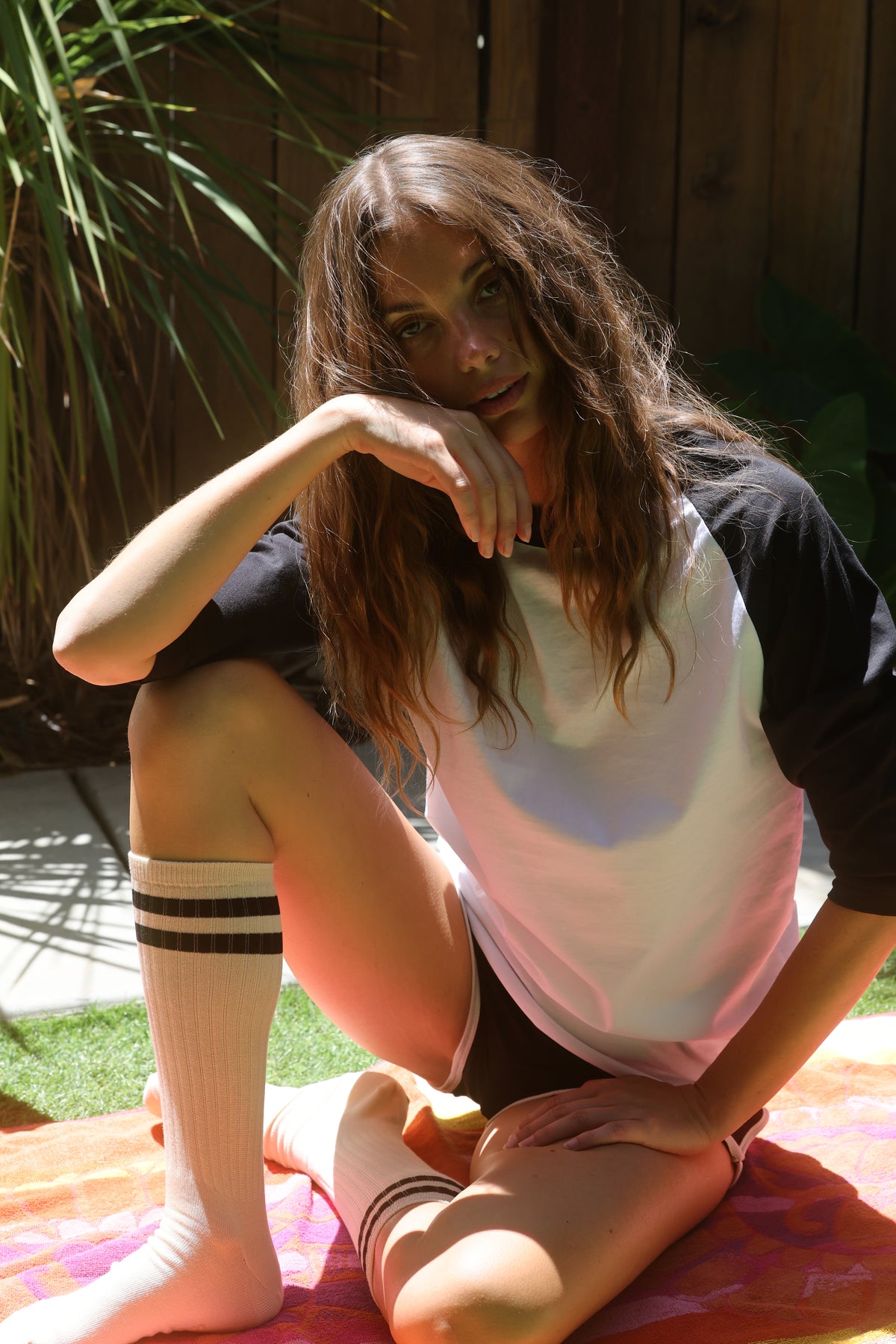 Stoned Raglan in black