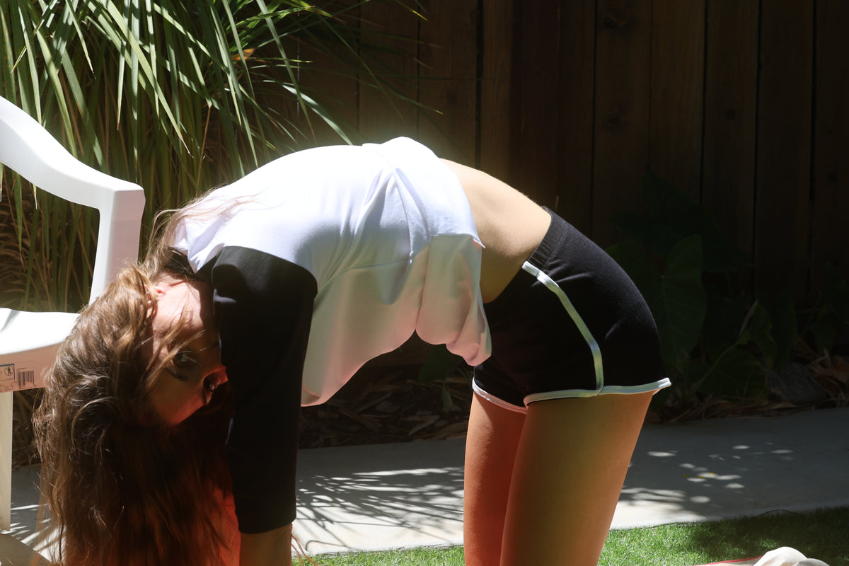 Roller Girl short in black