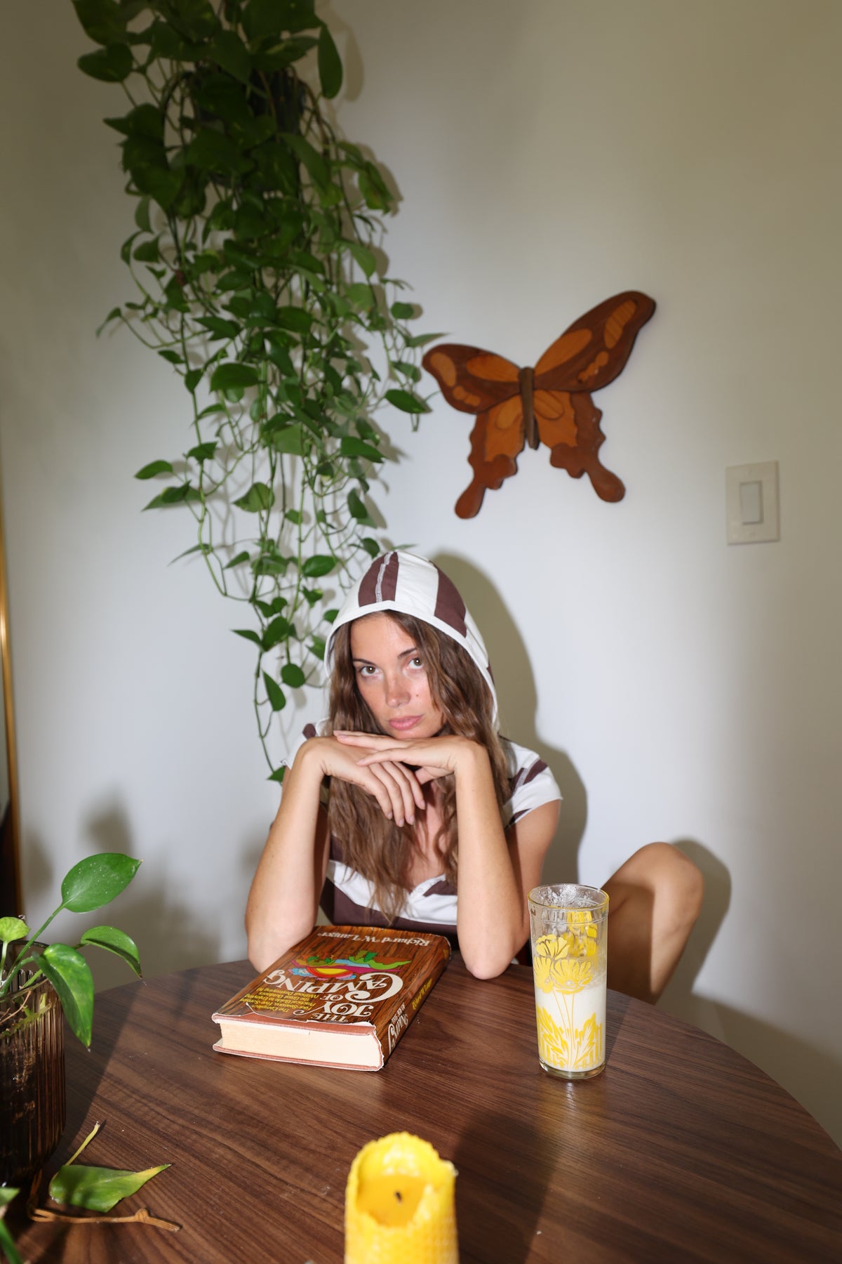 Zephyr tee in brown FINAL SALE