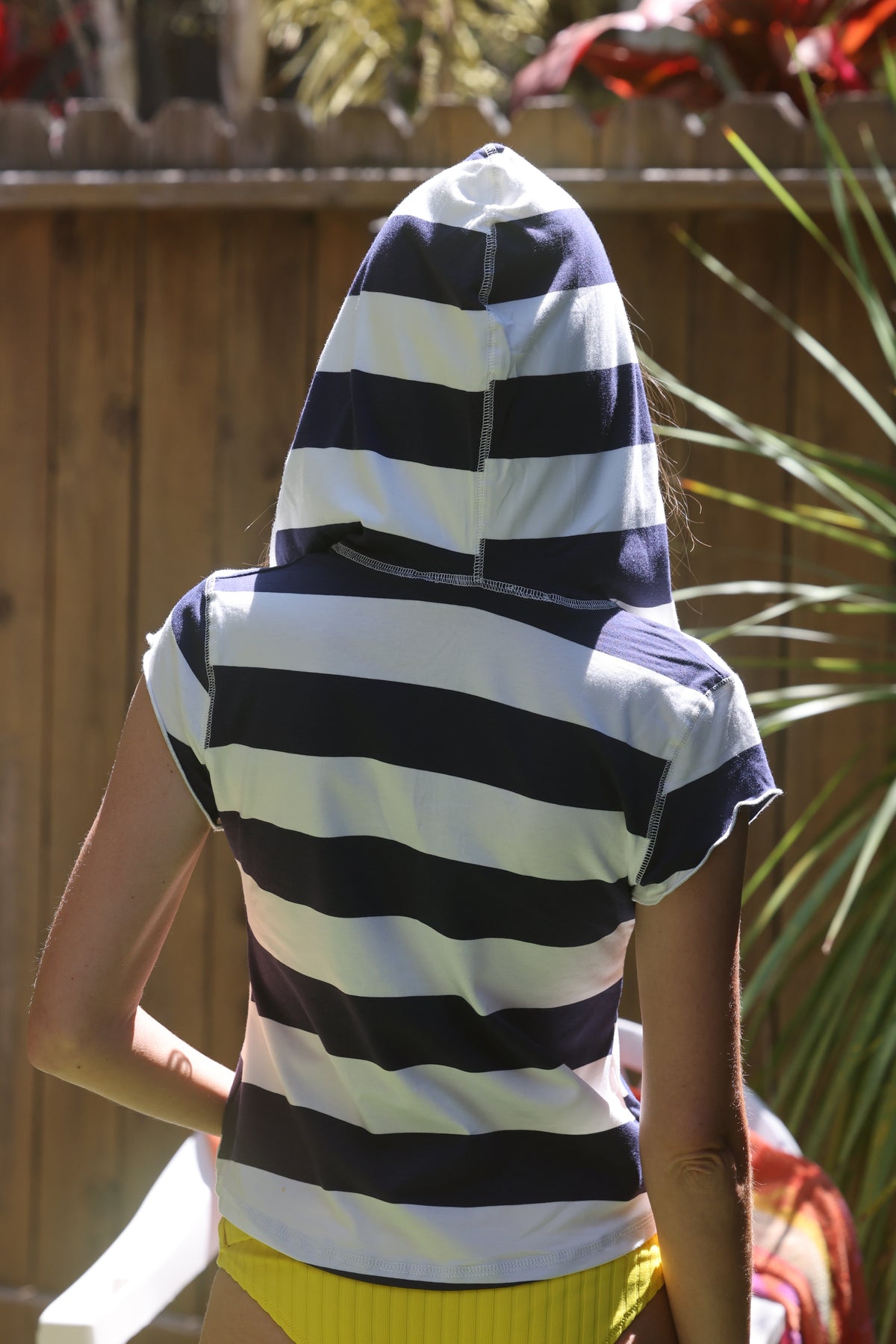 Zephyr tee in navy FINAL SALE