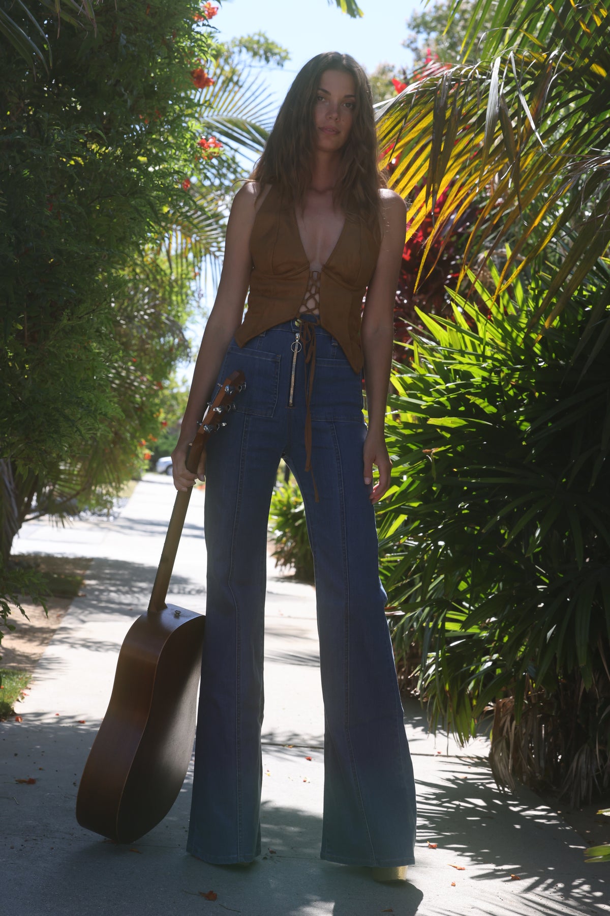 Marfa vest in peanut FINAL SALE