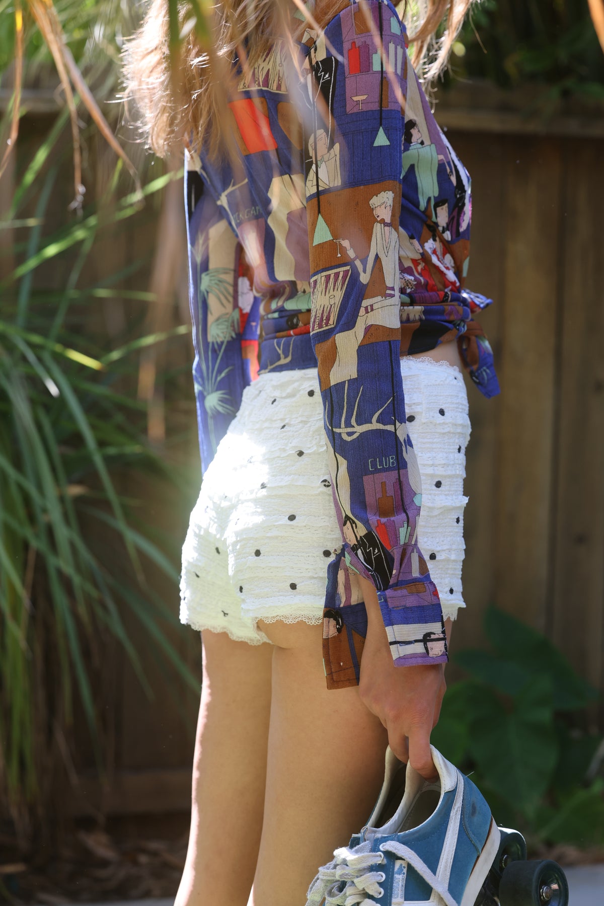 Penny Shorts with polka dots FINAL SALE