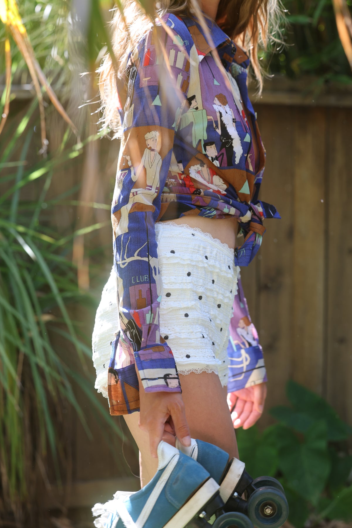 Penny Shorts with polka dots FINAL SALE