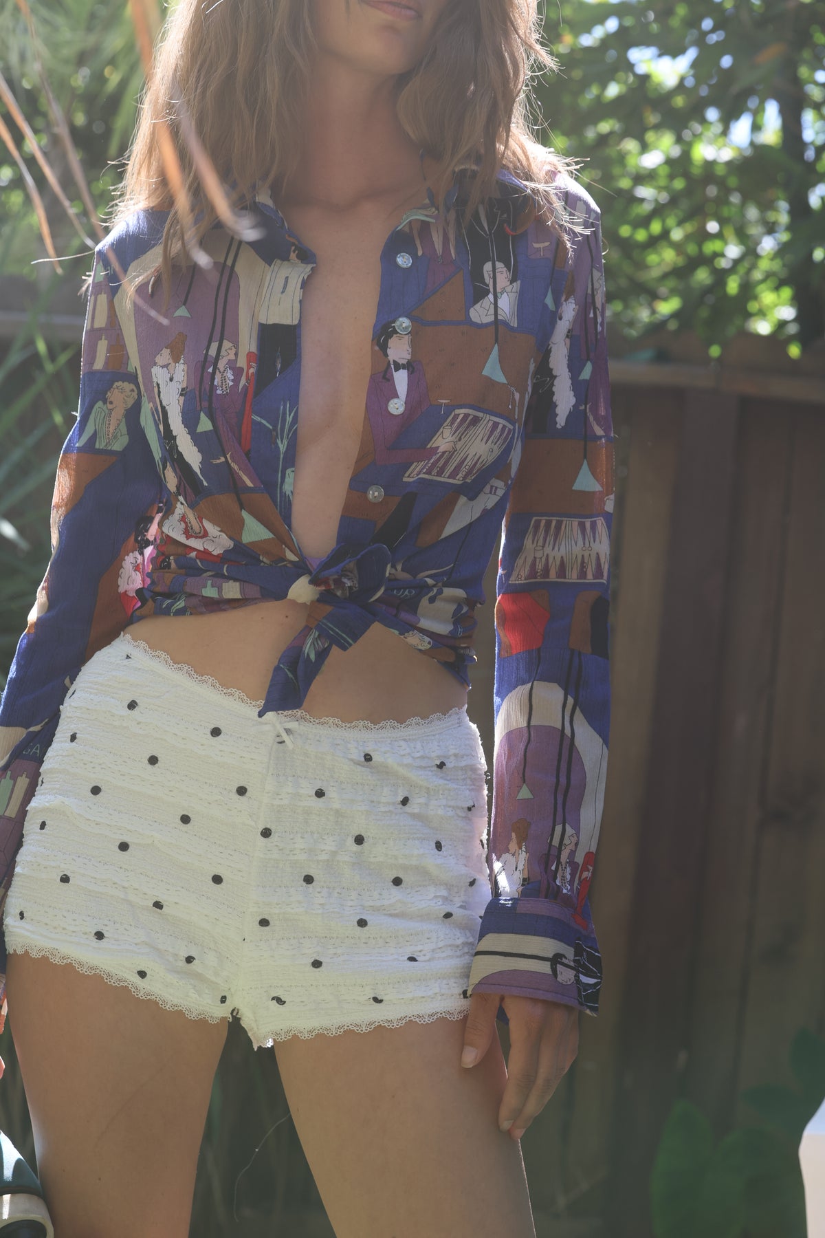 Penny Shorts with polka dots FINAL SALE