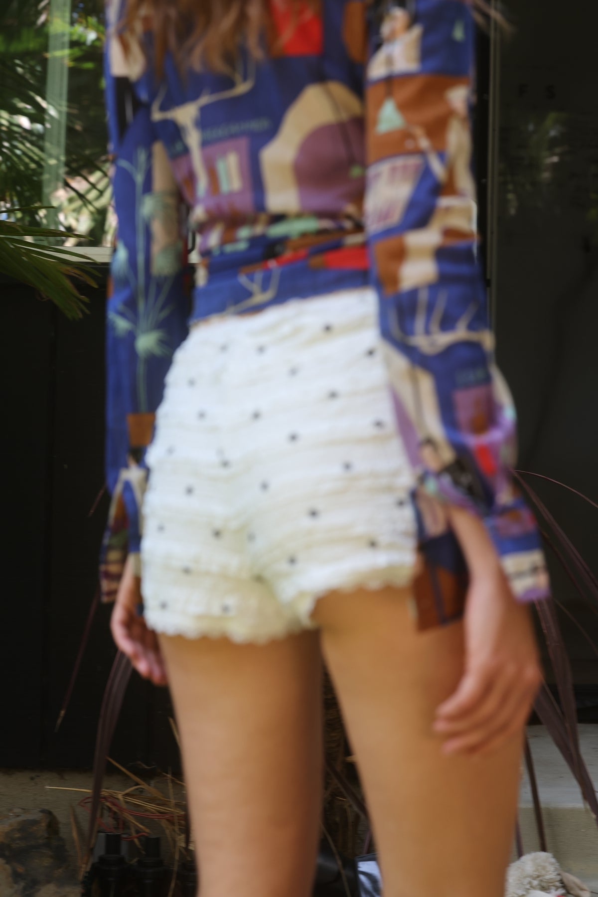 Penny Shorts with polka dots FINAL SALE
