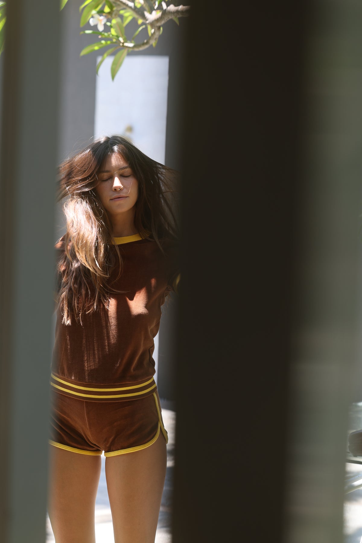 Rollerway hot shorts in brown