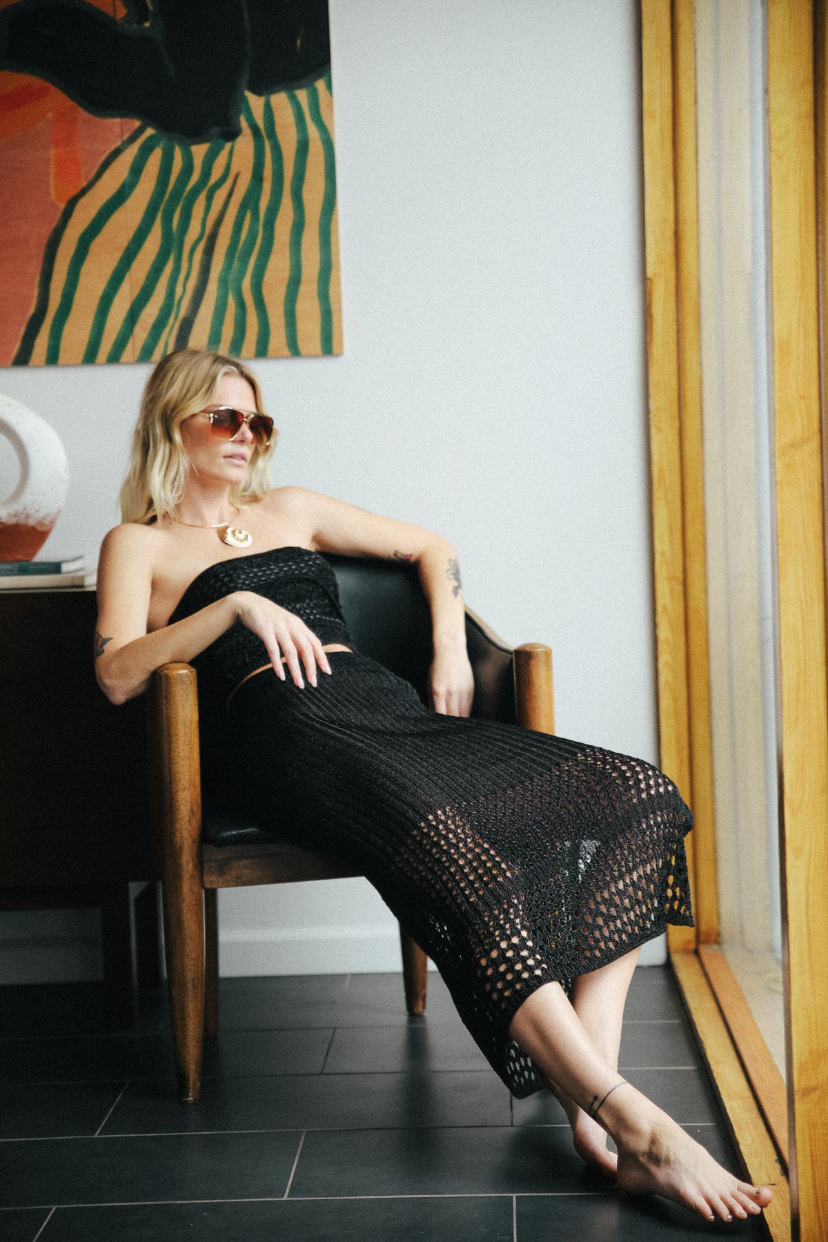 Night Moves Crochet Skirt