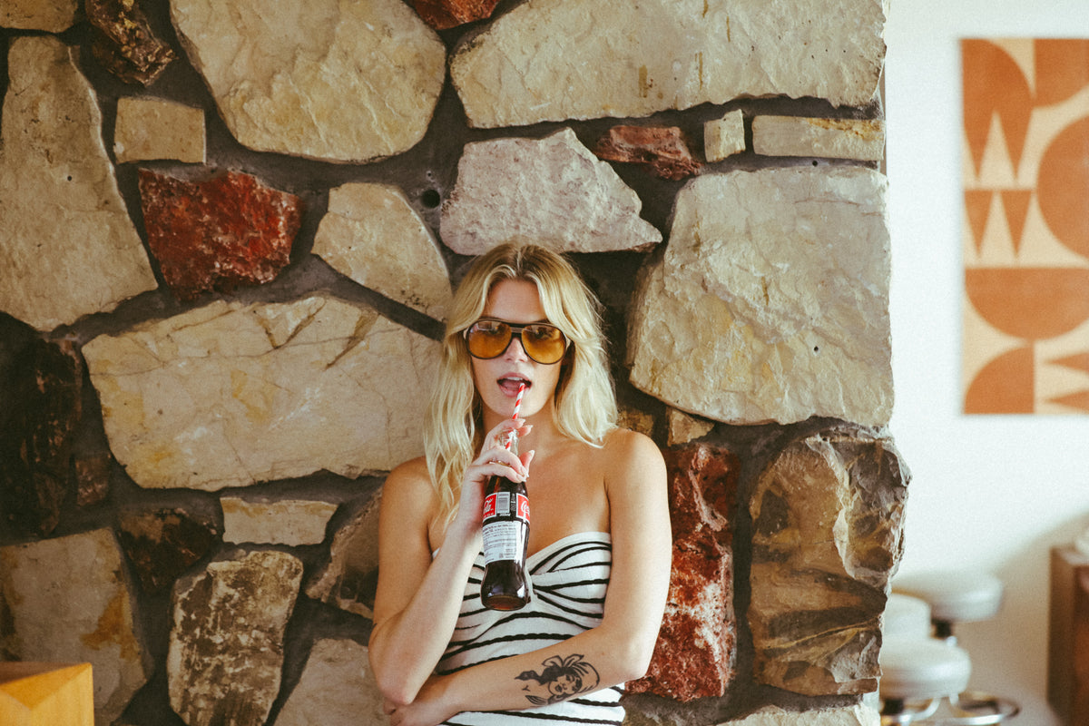 Maggie May Striped Tube Top