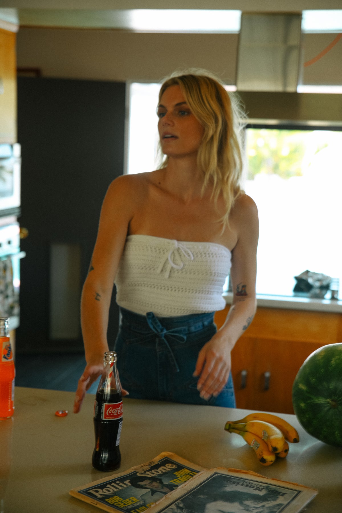 Summer Of Love Crochet Tube Top in White