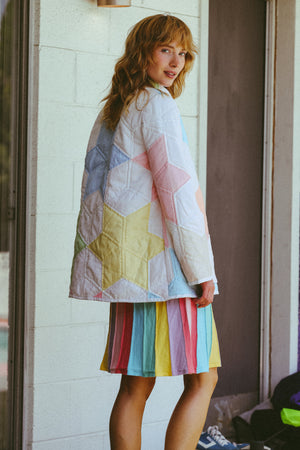 
                  
                    Rainbow Bright Quilted Coat
                  
                