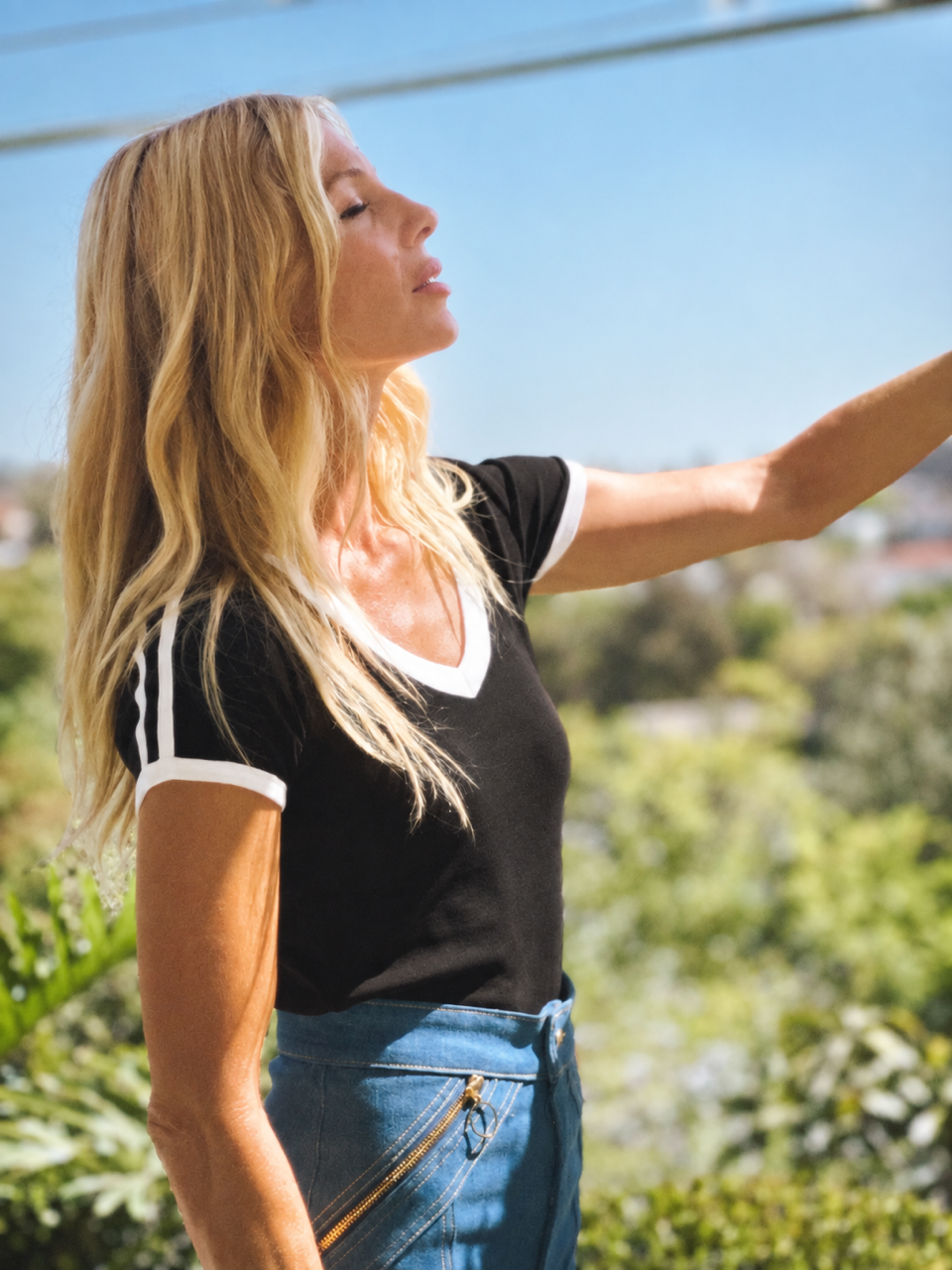 Malibu tee in Black