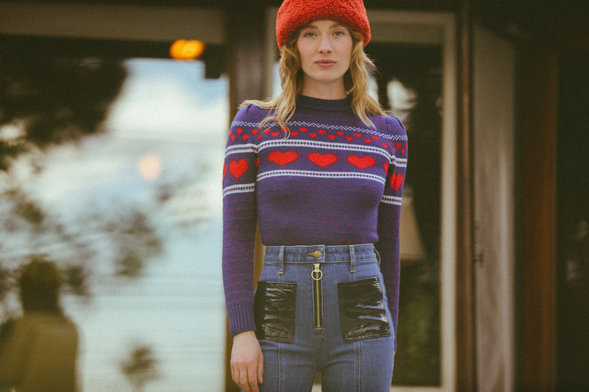 Punky Sweater in navy