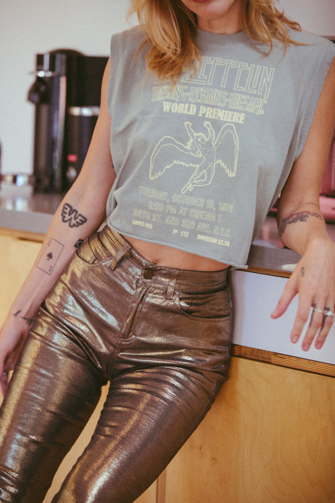 
                  
                    led zeppelin swan song tank olive
                  
                