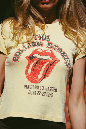 
                  
                    Rolling Stones 1975 Baby Tee
                  
                