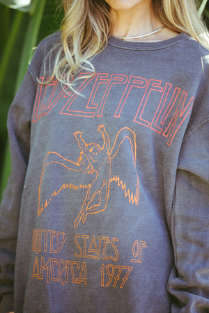 
                  
                    led zeppelin usa 1977 sweatshirt black
                  
                