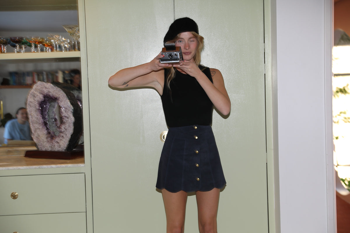 Camille vest in black FINAL SALE