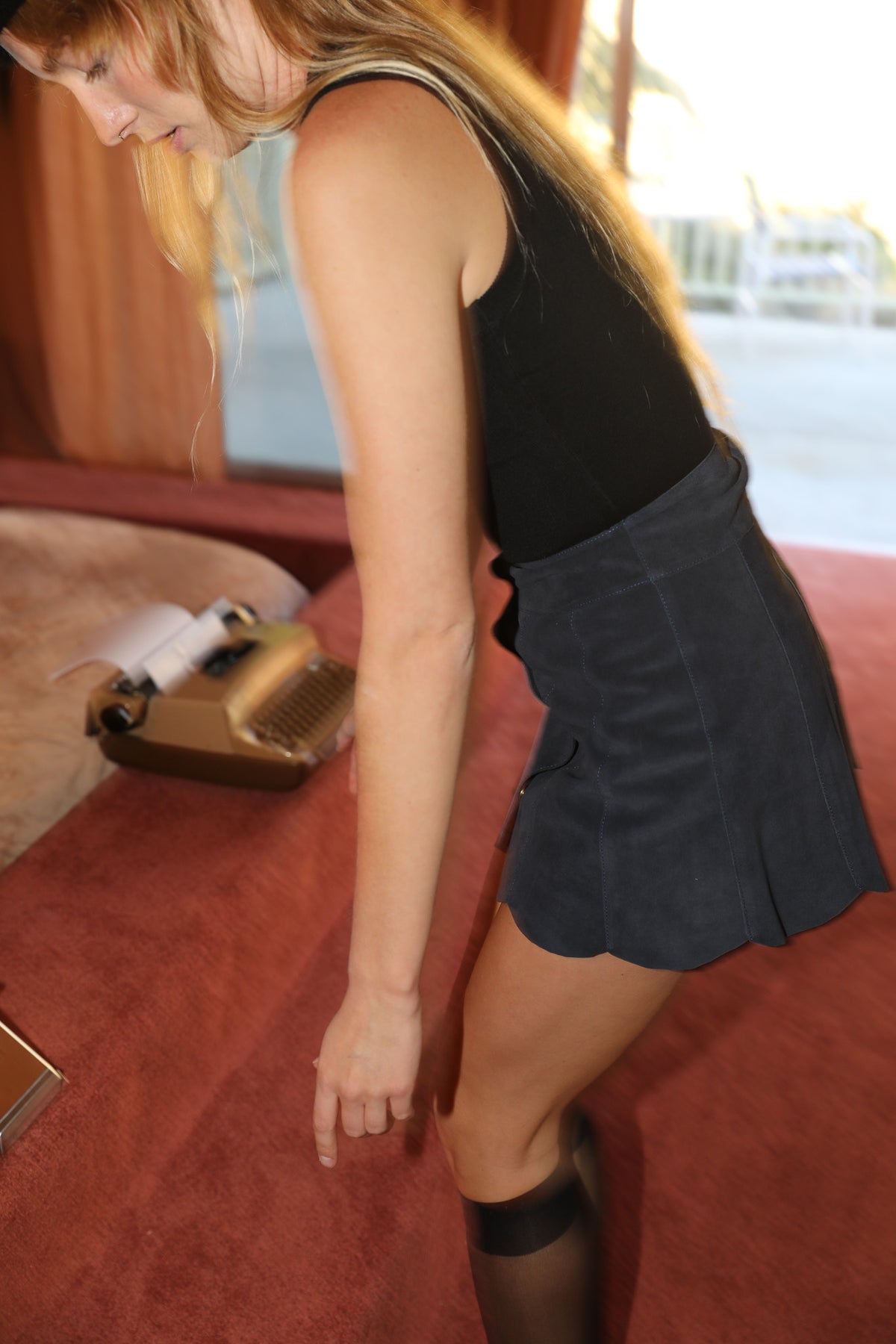 Camille vest in black FINAL SALE