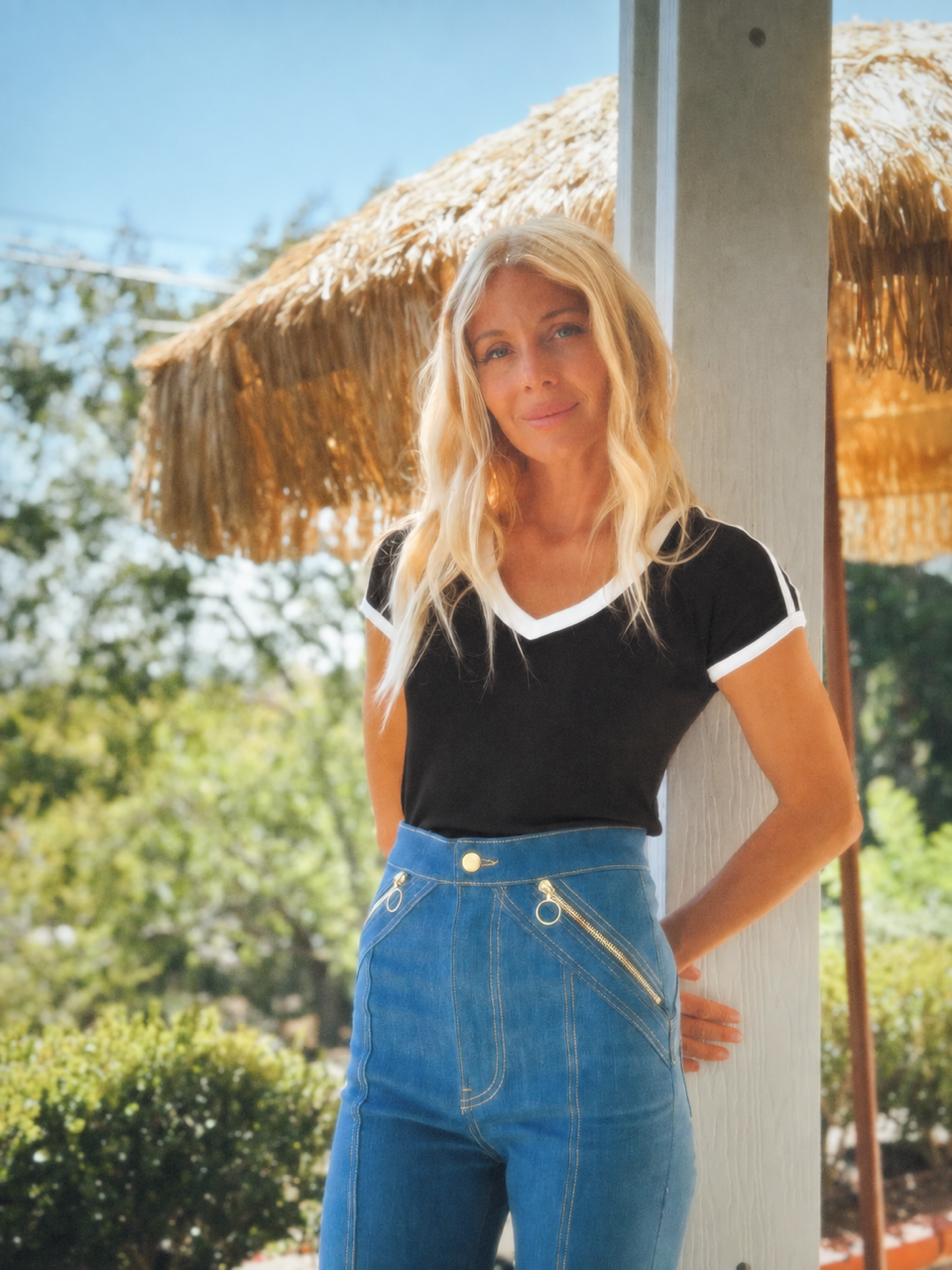 Malibu tee in Black