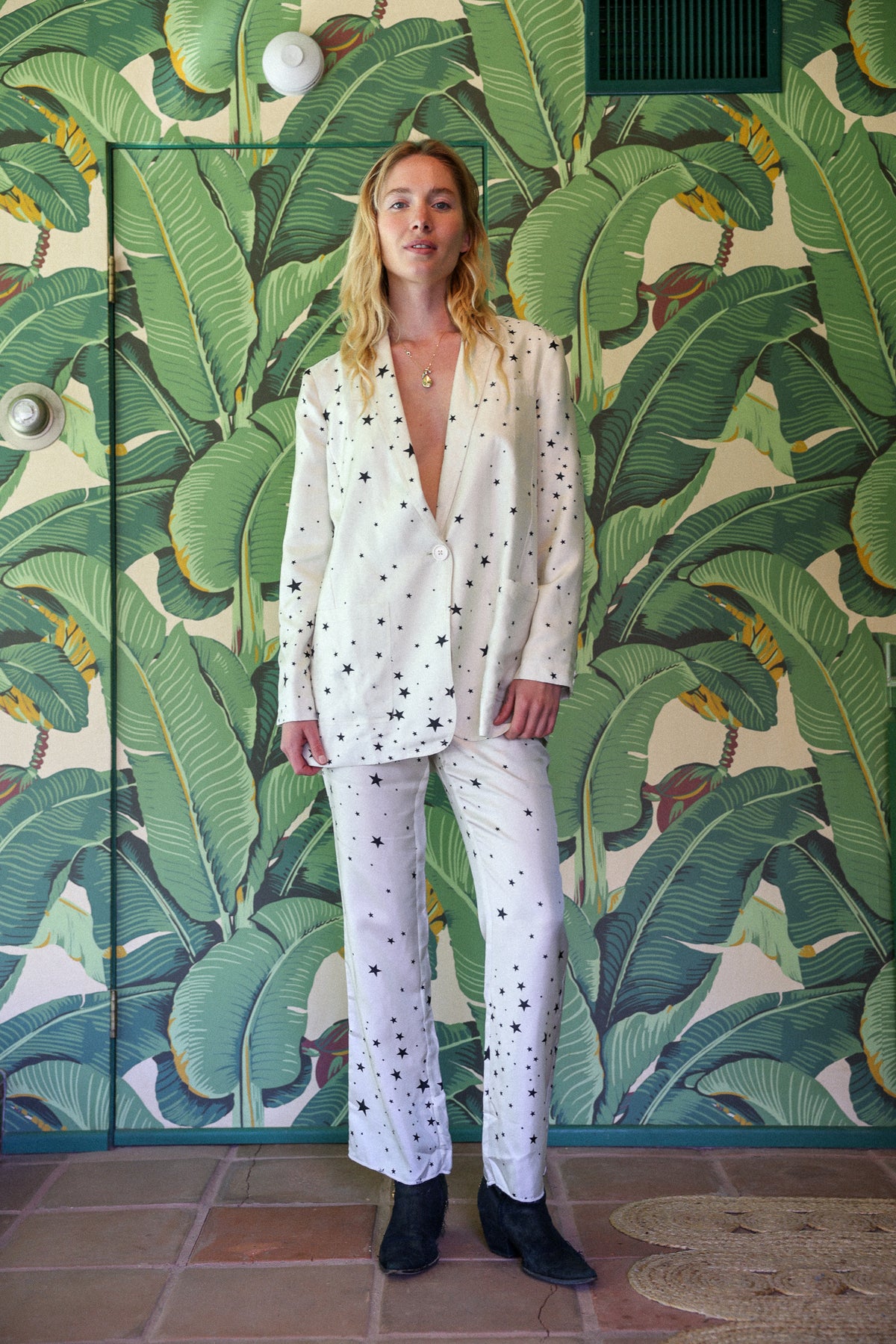 Stardust Silk Suit