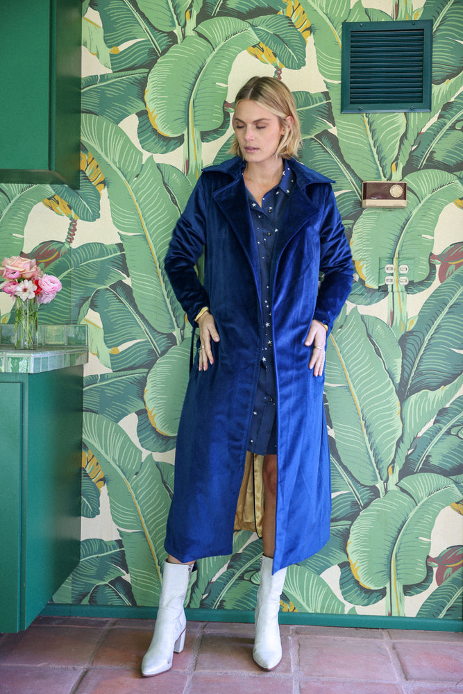 
                  
                    superstar velvet trenchcoat
                  
                