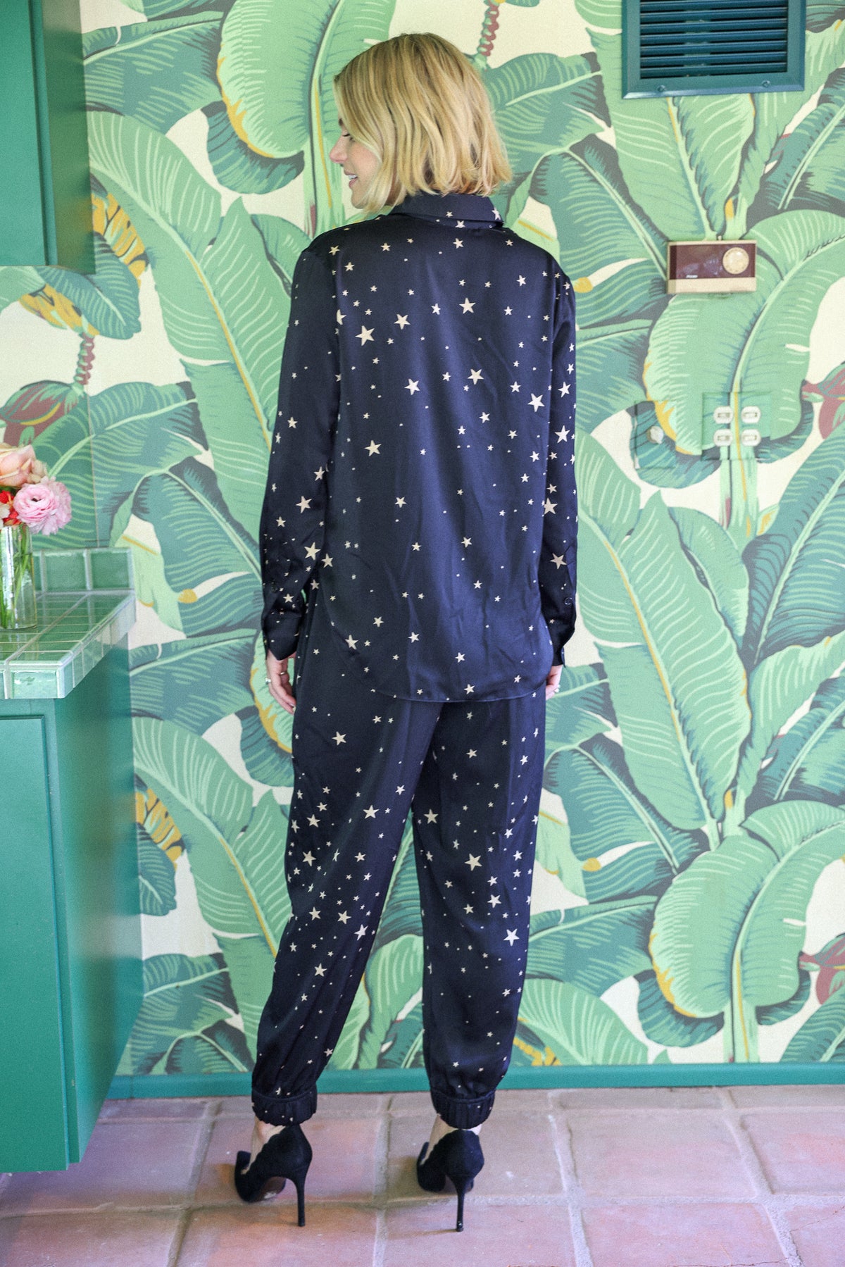 Stardust Bowie top + jogger set